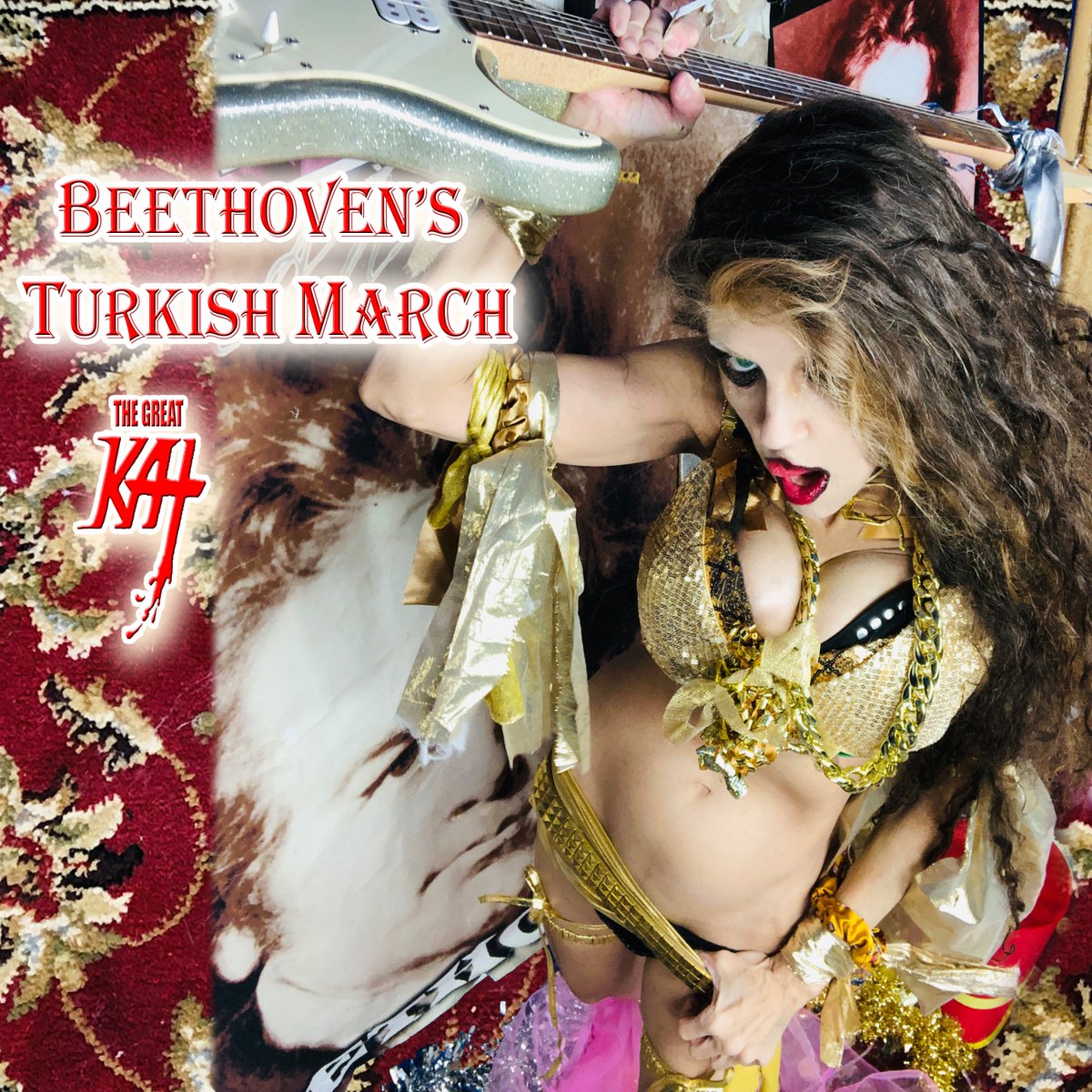 greatkatguitar's tweet photo. iTUNES PREMIERES THE GREAT KAT'S NEW “Beethoven’s Turkish March” Single!
https://t.co/BwlBNa5EQc
The Great Kat, Juilliard grad Violin Virtuoso/Guitar Shredder shows her sexy #Harem style shredding #Beethoven’s famous “Turkish March” on her Metal Guitar!
#KATRULES #SHRED #METAL https://t.co/IBzaH0eunO