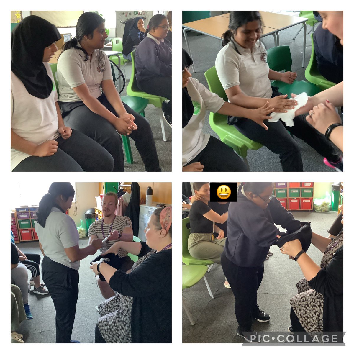 WHS_MissJones's tweet photo. Diolch @BrookCymru for a very informative session today learning about periods and period products. @WoodlandsHS https://t.co/B2M12DpiPs
