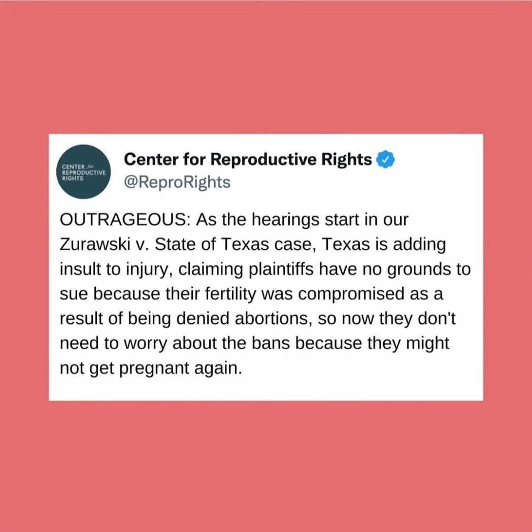 PPGreaterTX's tweet image. ⚠️ BREAKING NEWS⚠️

Image credit: @ReproRights 

#reprorights #ReproductiveJustice #reproductiverights #abortion #abortionrights #AbortionIsHealthcare #Texas