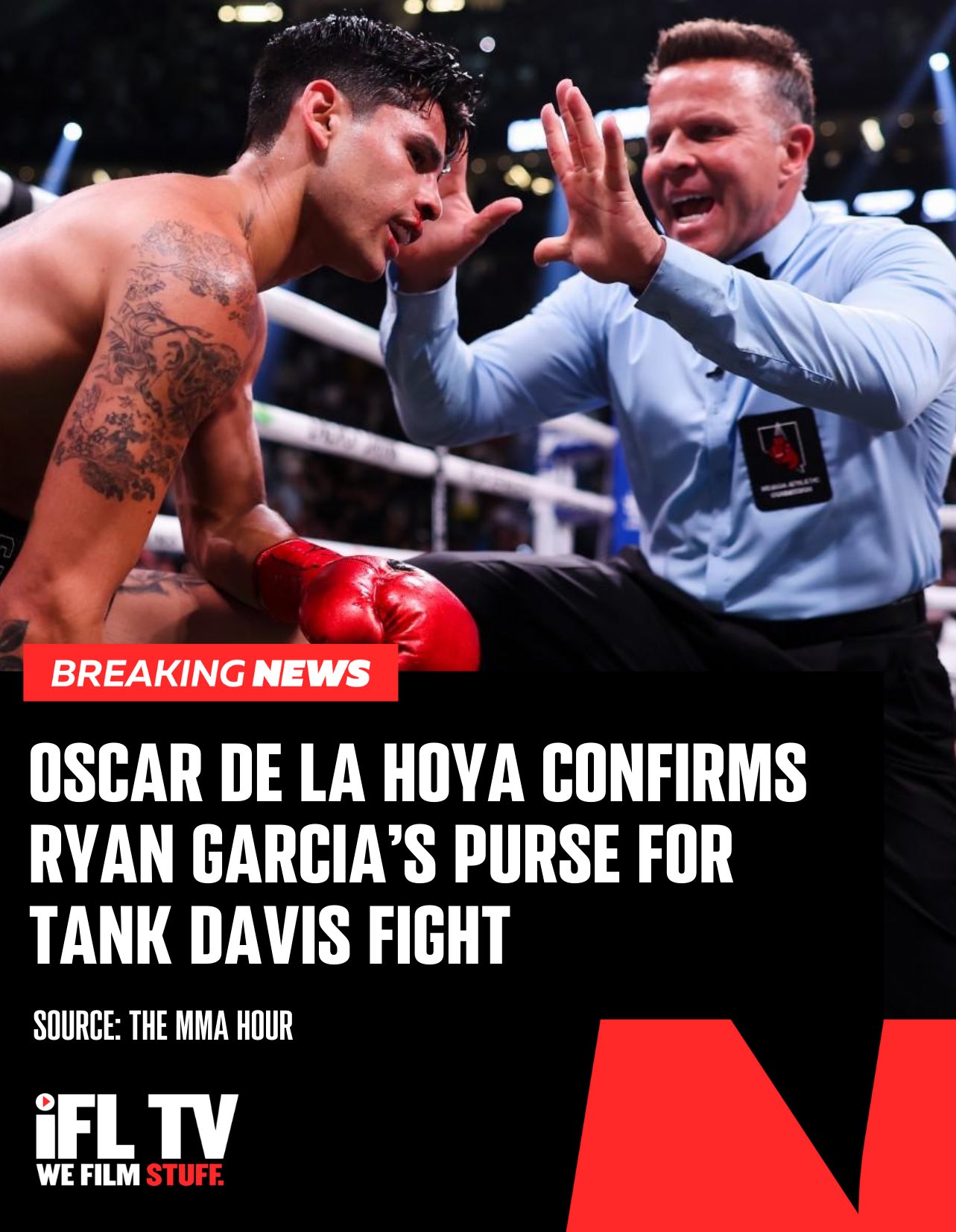 Ryan Garcia reacts to netting Tyson Fury-level purse for Gervonta Davis  fight