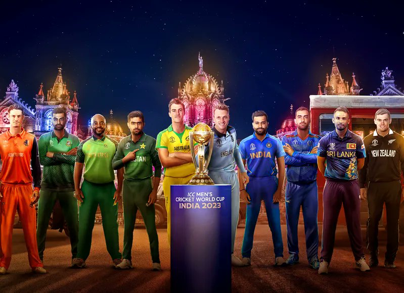 The 50-over ICC World Cup  will get underway on 5 October 2023 first match is England v New Zealand  Pakistan get underway v Netherlands's on 6 October  if they take part India play their first match vs Australia 8 October #CWC23 https://t.co/QjwHIc8xUw