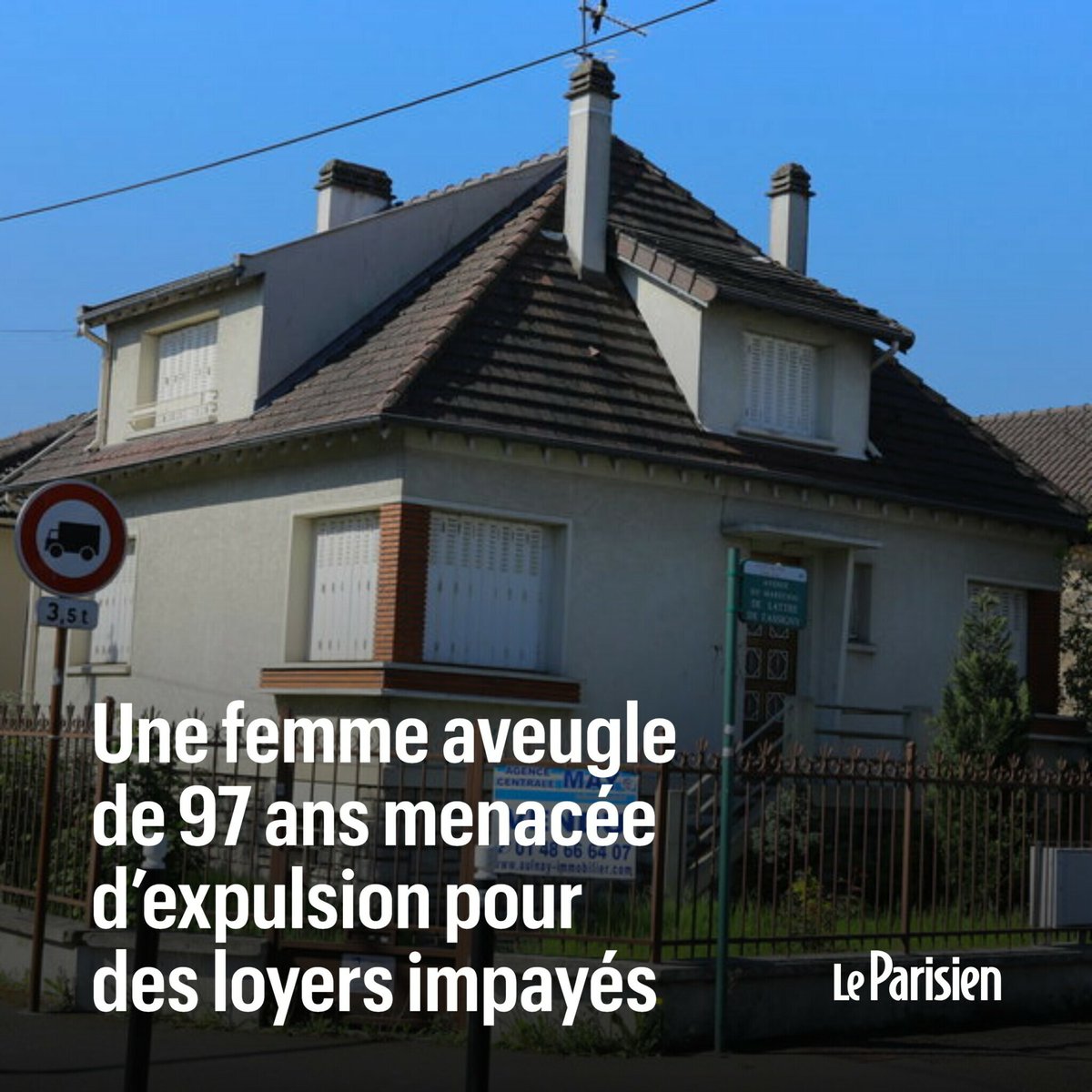 le_Parisien's tweet photo. « Elle occupe depuis 60 ans cette maison et on va l’expulser sans autre solution que d’appeler le 115 »

La police expulsera-t-elle une locataire de 97 ans, aveugle, en raison d’impayés de loyers ? 
➡️ https://t.co/LLhKVSBoFm https://t.co/tEZZDslj5T
