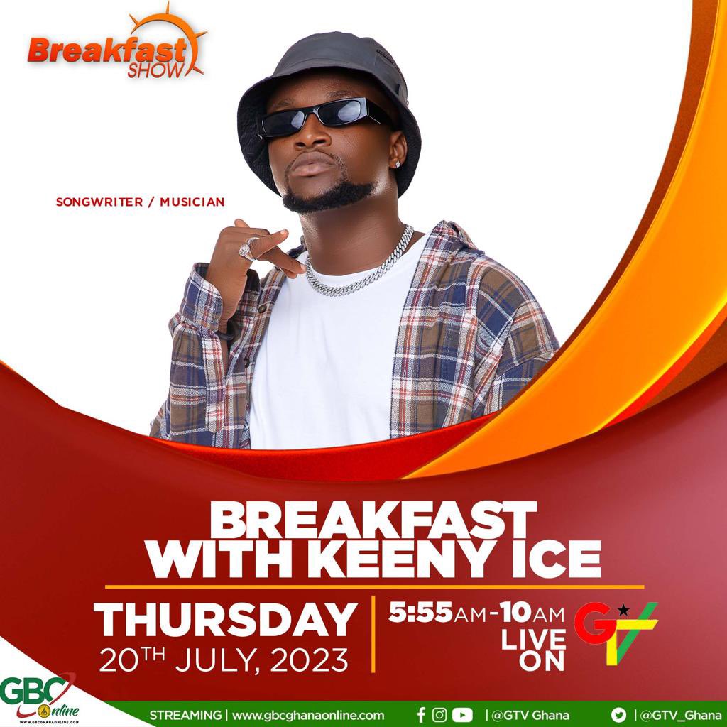 Join <a href="/KeenyIce/">ICE COLD</a> tomorrow morning on GTV for another beautiful conversation. 
Keep #Frazz on your playlist - songwhip.com/keeny-ice/frazz. 

<a href="/GTV_Ghana/">GTV Ghana</a> | <a href="/ABMGlobalHQ/">ABM Global HQ</a> 

#KeenyIce #WeDeyCome