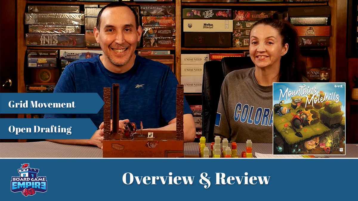 Mountains out of Molehills Overview & Review youtube.com/watch?v=XFxQVv… @TheOpGames #boardgameempire #Review #TopGames #BoardGames #MountainsoutofMolehills #TheOp #BGG #boardgamenight #boardgamenights #boardgameaddict #boardgamegeeks #boardgameday #boardgamecommunity #gamenight