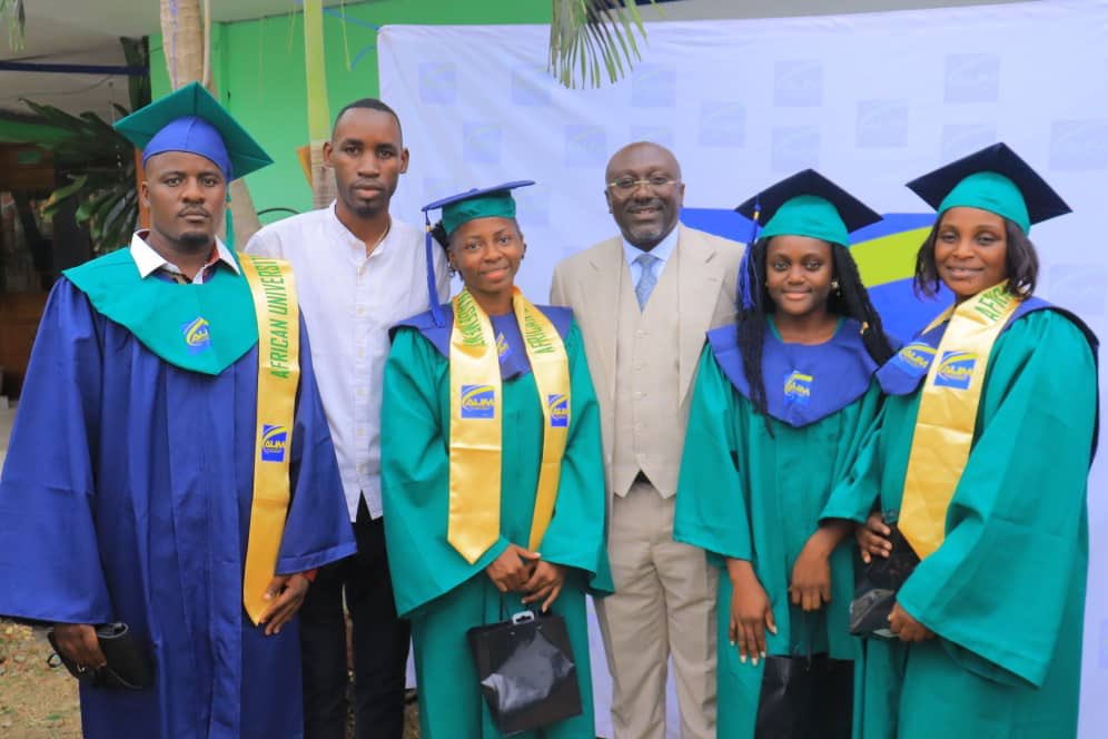 LBalonzi's tweet photo. Heureux d’avoir assisté aux soutenances des étudiants dont je suis le parrain pour l’obtention du grade de BACHELOR. Comme aime à le rappeler Son Excellence ⁦@PresidentABO⁩ , notre jeunesse est notre avenir. L’investissement dans l’instruction permet d’assurer la relève. https://t.co/tDzQTWYDDB