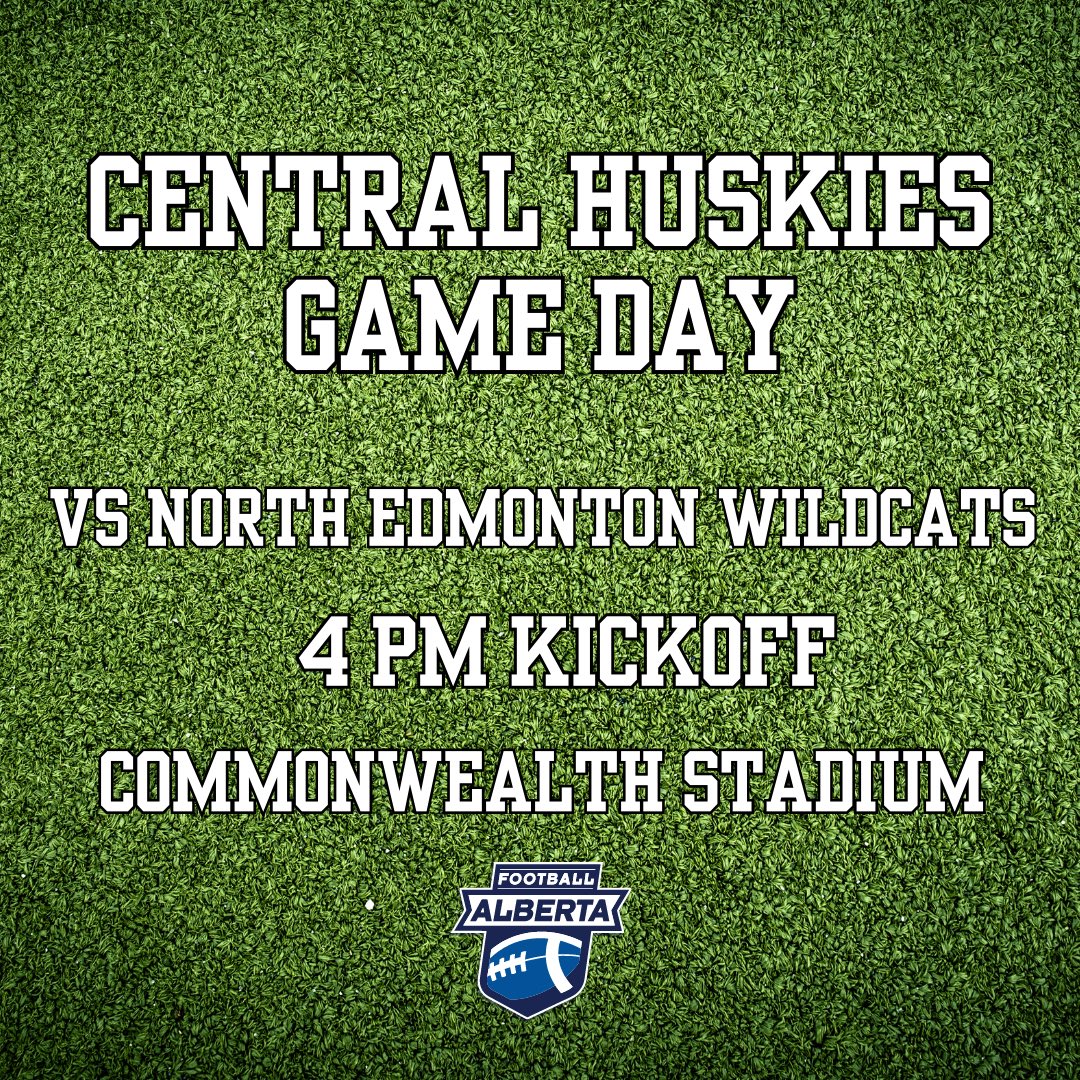 BattleRivrShock's tweet photo. Best of luck to our #BattleRiver #Shock players who are competing this afternoon with the #CentralHuskies! They play the Edmonton North Wildcats at 4 PM at #Commonwealth! 🌾🏈 https://t.co/P6dN9vGOgz