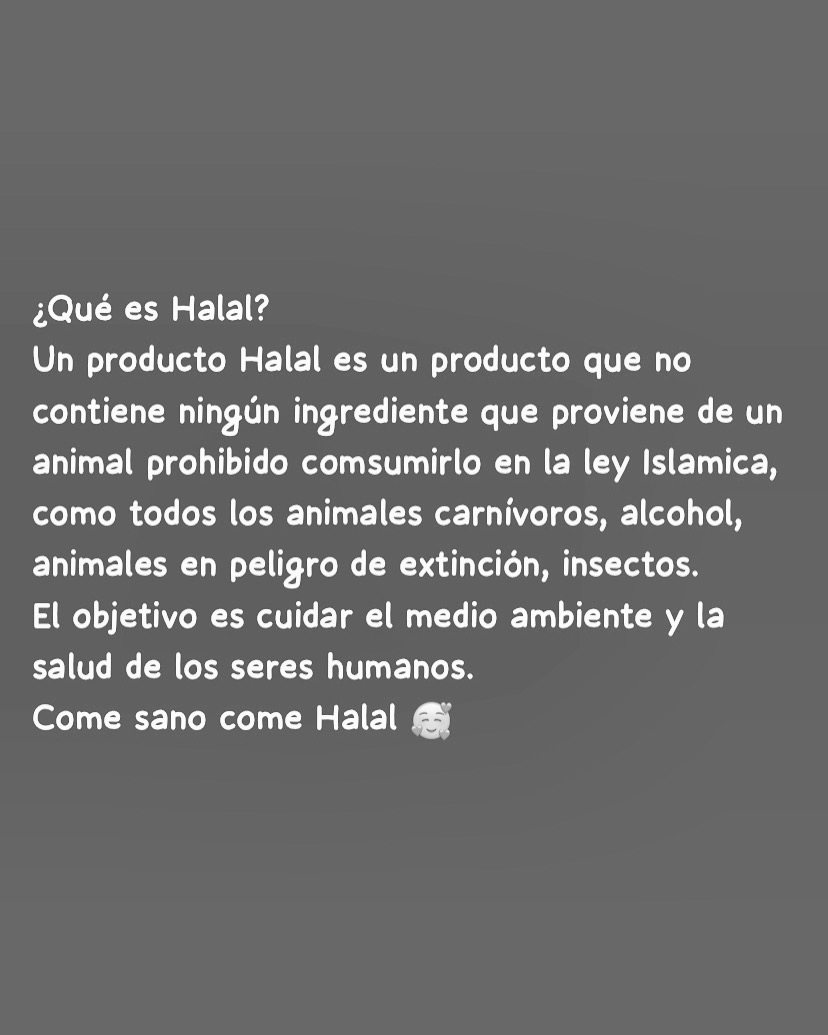 comparte, ayudanos para que todo México sepa que es Halal