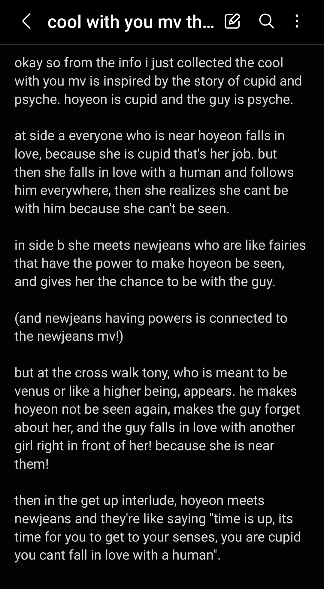 pia! on Twitter: "so here's a summary of newjeans's cool with you mv ...