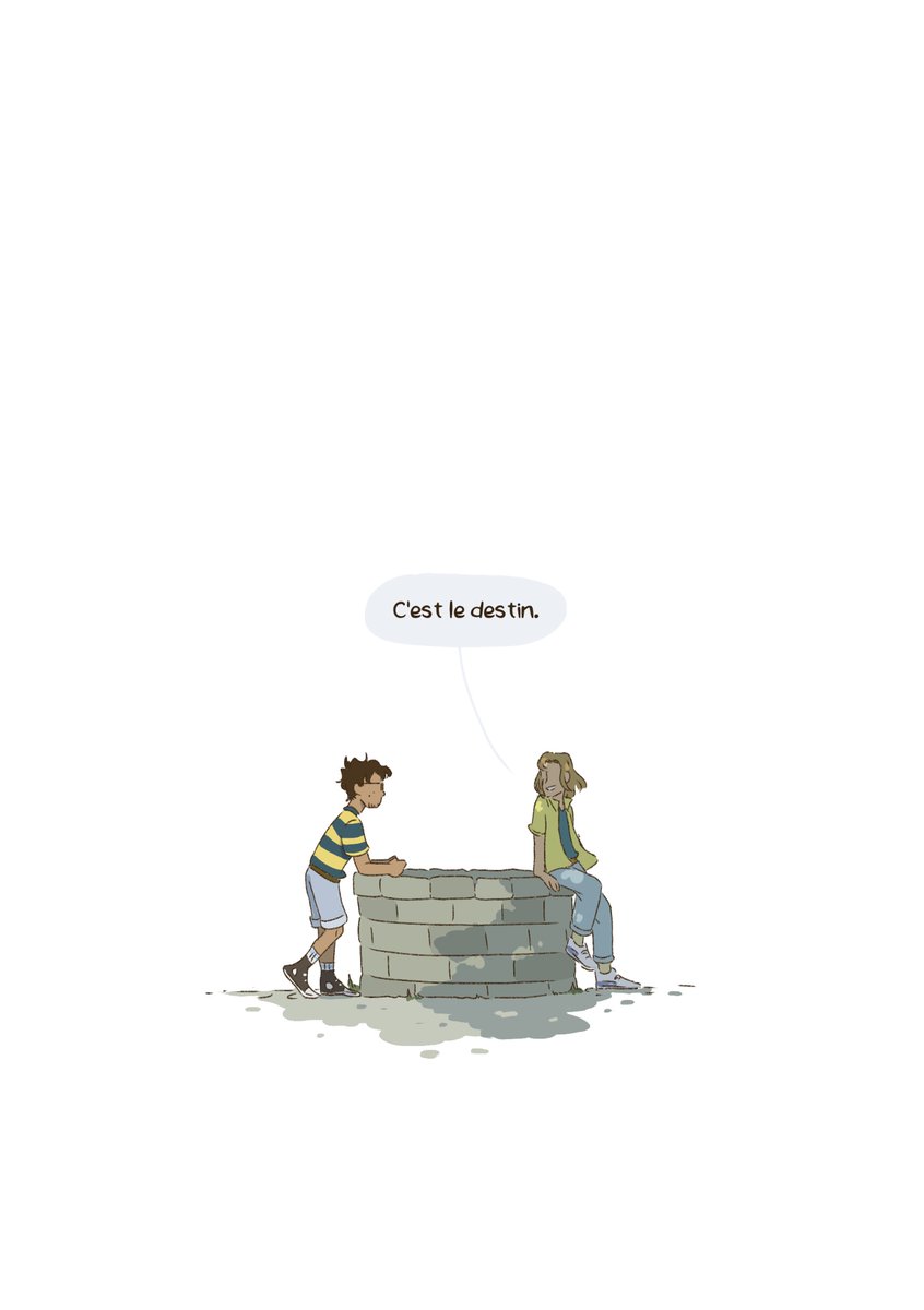 tacmela's tweet photo. ✨Le puits à vœux✨
On commence les mini-bd avec la rencontre entre ces deux-là https://t.co/c6MRDqQEVH