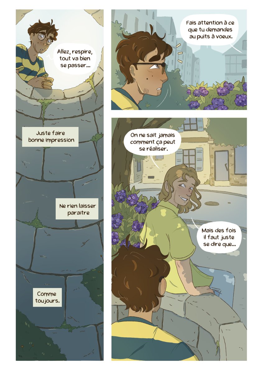 tacmela's tweet photo. ✨Le puits à vœux✨
On commence les mini-bd avec la rencontre entre ces deux-là https://t.co/c6MRDqQEVH