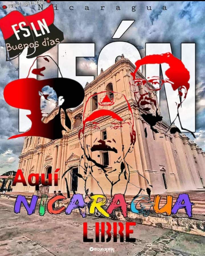 Aquí Nicaragua Libre y Bendita. Siempre Será 19...#4419VivaLaRevolución y #UVDenisSilva