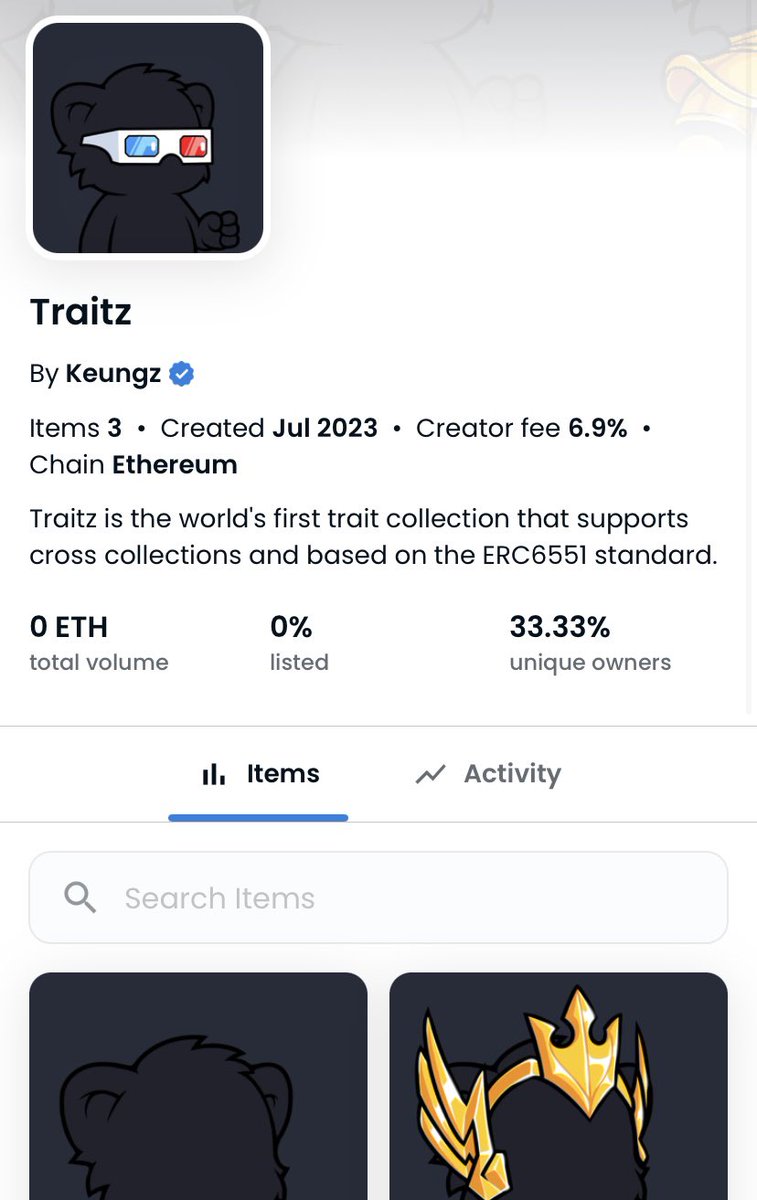 ZION_RL's tweet photo. @keung dropping something incredibly interesting and continuing to innovate like a boss. Also, the name Traitz is super clean. #traitz @kubzjungle https://t.co/bQzY50XSnL