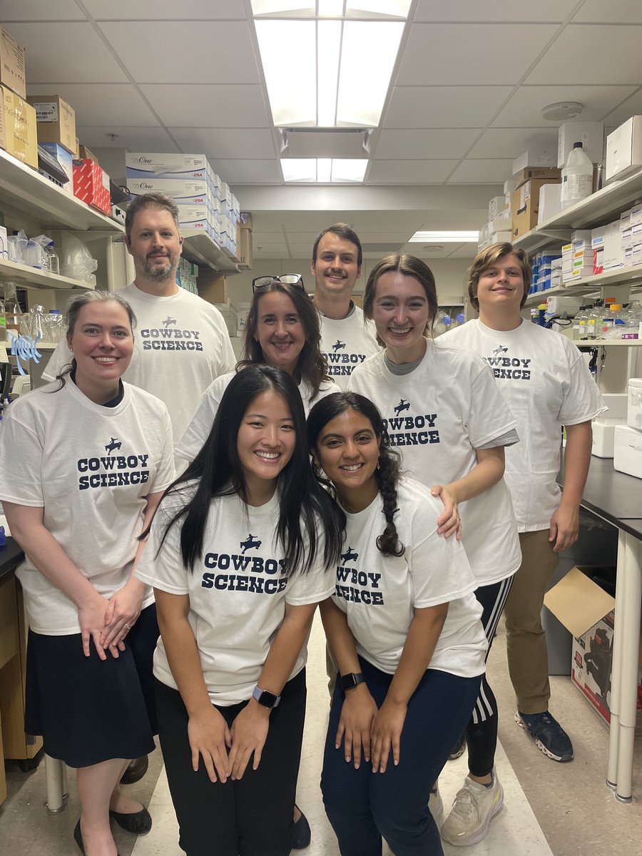 DNAlogical's tweet photo. We have the best summer students in the Tackett lab! They made us these cool shirts as a surprise for their last week! @UAMS_Biochem #CancerResearch #Science #AcademicChatter https://t.co/Trc0wFervB