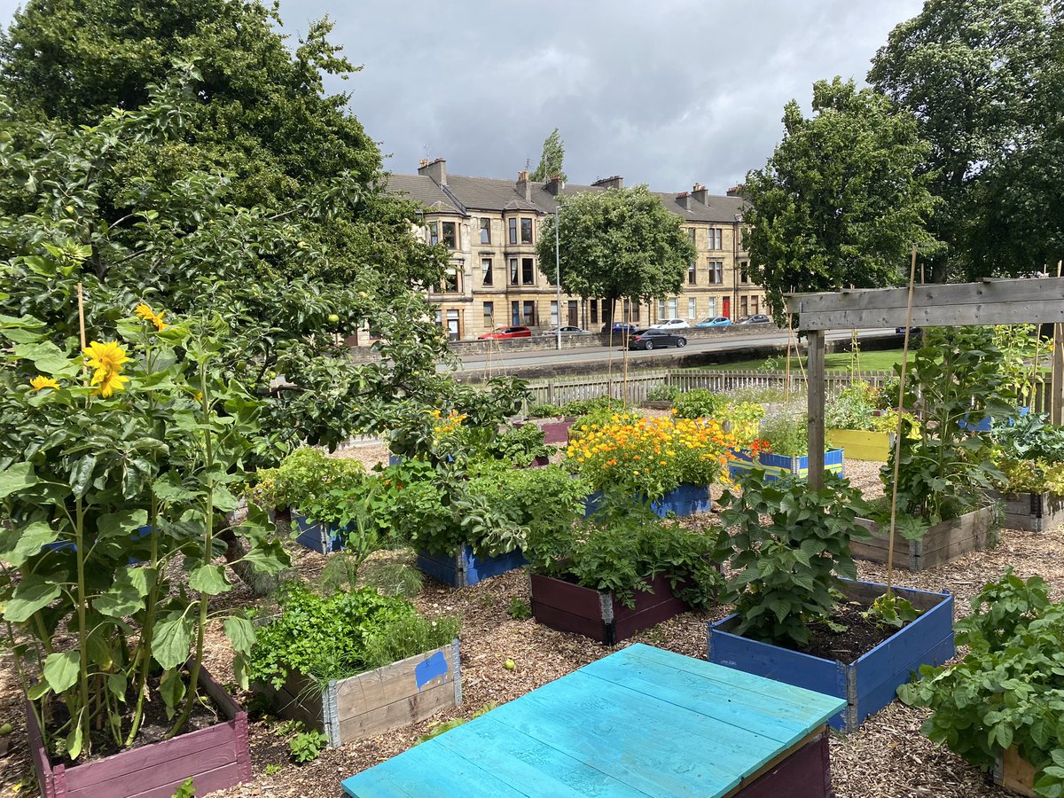 MsWallis1's tweet photo. Our school garden in all its glory. @RHSSchools @AngelaSmith_xo @Paisley_Grammar https://t.co/gKYD3N0PJY