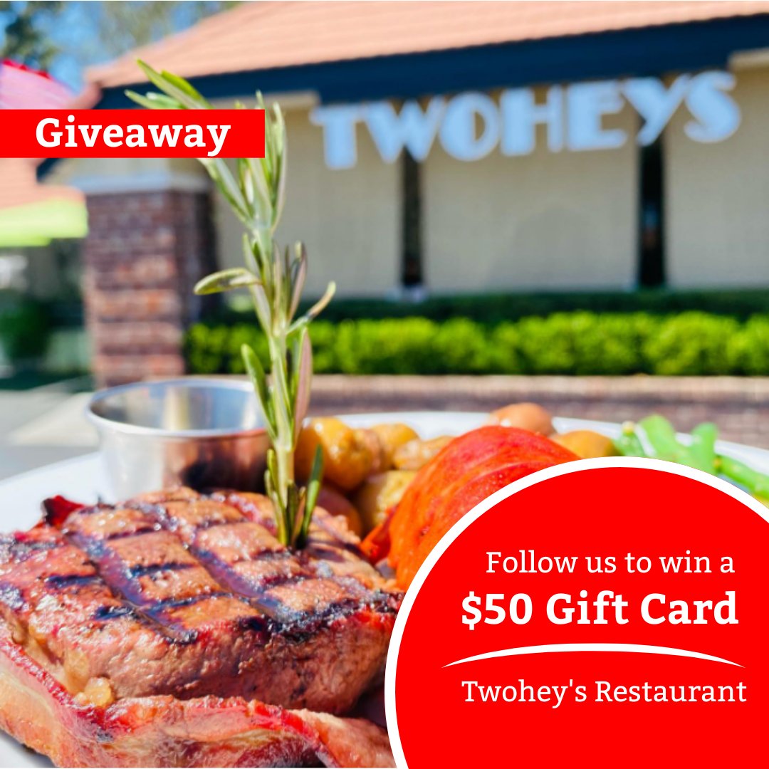 HeySoCalnews's tweet photo. #HeySoCal Follow us on Instagram, Facebook, Linkedin, and/or Twitter for your chance to win a $50 @Twoheys gift card. Type #Twoheys to increase your chances. The winner will be selected on Monday. Good luck!
#Twoheys #giftcards #giveaway #pasadena #lacounty #community #socal https://t.co/7R6njbLLZH