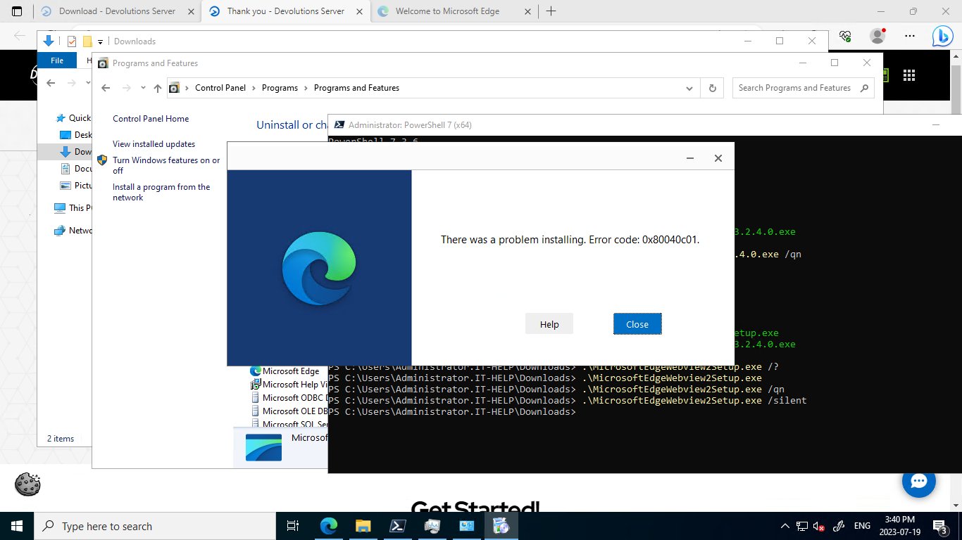 Marc andr moreau on twitter how do i even install webview2 silently