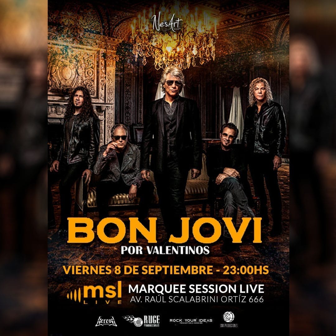 _nesartpro's tweet image. 🇺🇲Bon Jovi por Valentinos 🇦🇷 Preventa 1 AGOTADA
Disponible Preventa 2
passline.com/eventos/valent…
