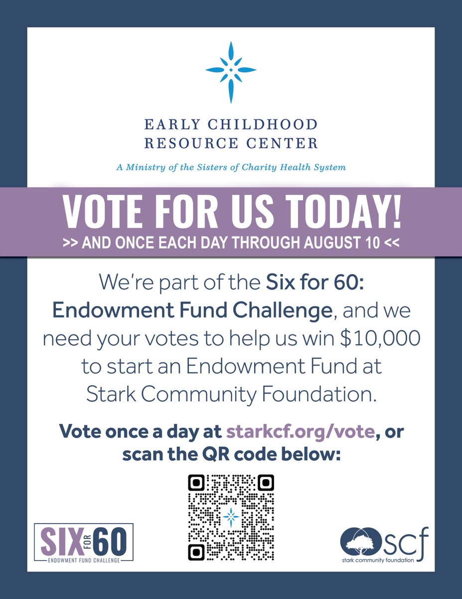 SOCHealthSystem (@sochealthsystem) on Twitter photo <a href="/ECResCenter/">EarlyChildhoodRecCtr</a> can win $10,000 in funding to establish an endowment fund - but they need everyone's help. Please vote for the ECRC in the education category. You can vote once a day between now and August 10. bit.ly/3OiSPCv <a href="/ECResCenter/">EarlyChildhoodRecCtr</a> can win $10,000 in funding to establish an endowment fund - but they need everyone's help. Please vote for the ECRC in the education category. You can vote once a day between now and August 10. bit.ly/3OiSPCv