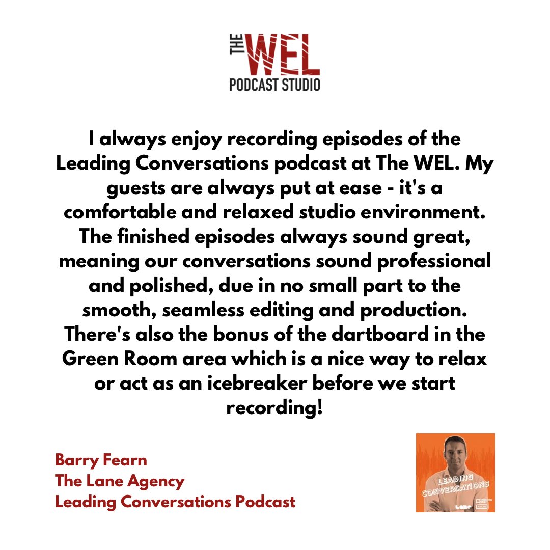 The WEL Podcast Studio tweet media