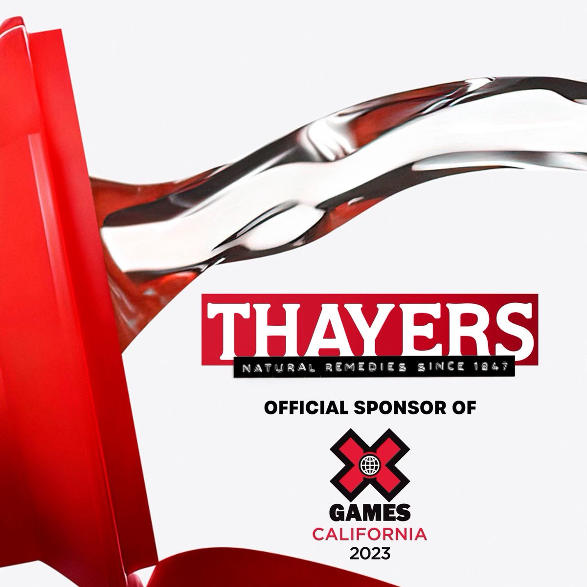 We are so happy to announce that we are the first ever Official Beauty and Skincare Partner of X Games California 2023. Follow along this weekend for content live from the event. We are kick flipping with excitement. #thayers #xgames #thayersxgames #skincare #toner #skateboard