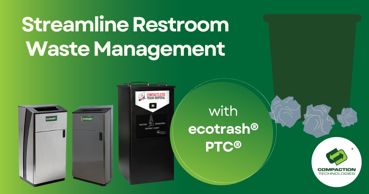 Say goodbye to overflowing paper towels in C-store restrooms! ecotrash® PTC® is an innovative solution that compacts paper towel waste. Experience a 95% reduction of time spent handling trash and enjoy a cleaner and more sustainable restroom. Curious? compactiontechnologies.com/consumers-the-…