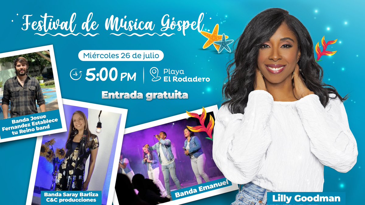 VirnaJohnson's tweet photo. Una Fiesta del Mar para todos los gustos y edades, presentamos oficialmente junto al Gob. @carlosecaicedo toda la agenda cultural gratuita que preparamos para celebrar los 498 años de Santa Marta y potencializar el turismo.

Contaremos con artistas nacionales e internacionales en la Serenata a Santa Marta, el Festival de Música Góspel, el VIII Festival de Juglares y el IX Festival de Verano y Música al Mar.