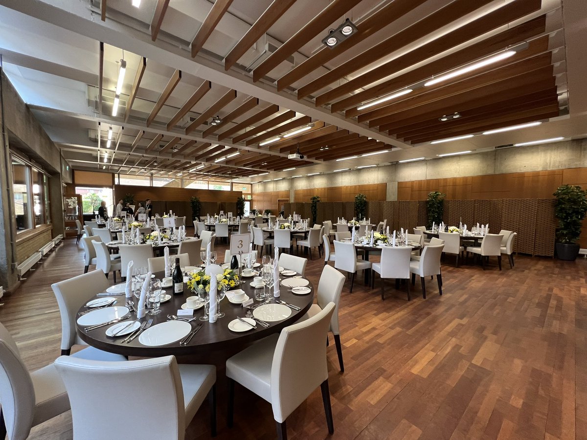 College Court Conference Centre and Hotel (@uolcollegecourt) on Twitter photo We’re all set for the <a href="/uniofleicester/">University of Leicester</a> graduation dinner tonight, welcoming our new Chancellor Dr Maggie Aderin-Pocock 🥂 We’re all set for the <a href="/uniofleicester/">University of Leicester</a> graduation dinner tonight, welcoming our new Chancellor Dr Maggie Aderin-Pocock 🥂