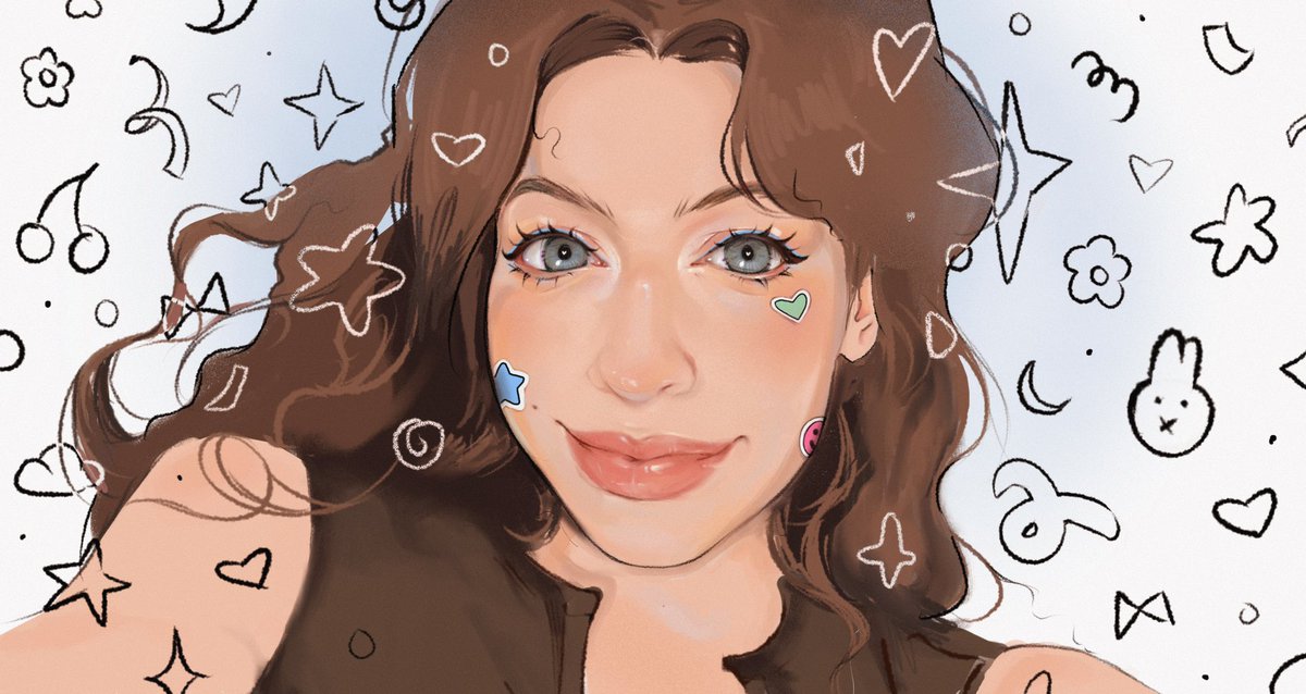 stryg4s's tweet photo. tried to do her selfie justice #hannahxxrosefanart https://t.co/OS1EnVNgw4