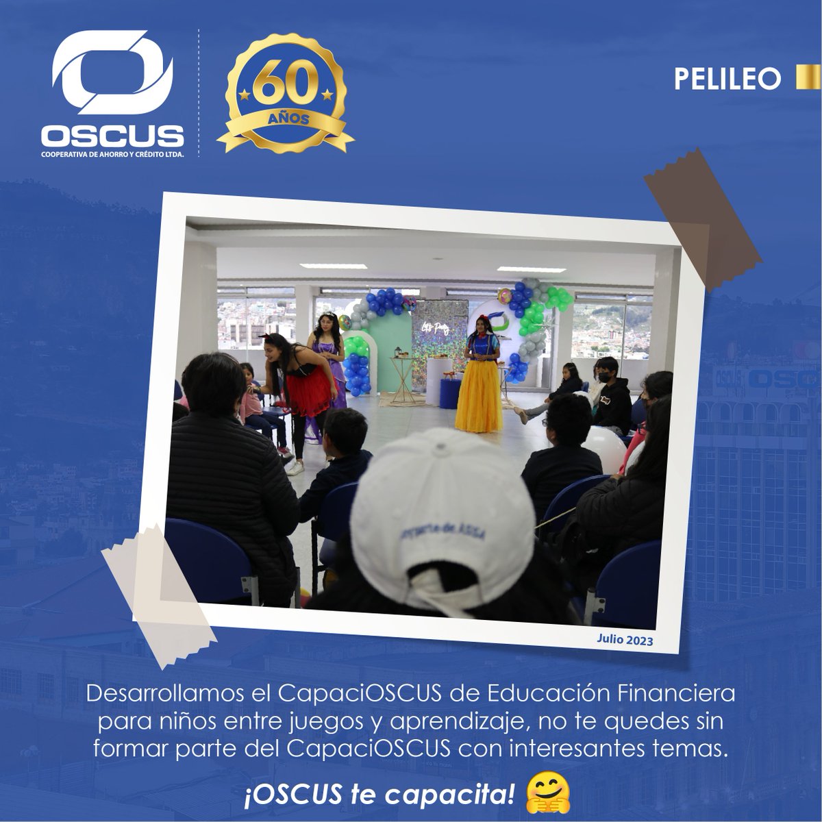 CoopOSCUS's tweet photo. ¡Anímate a formar parte de CapaciOSCUS!
Te compartimos momentos felices del CapaciOSCUS infantil.
¡Aprendemos juntos!
#OSCUS
#CapaciOSCUS https://t.co/rLBrFijlFE