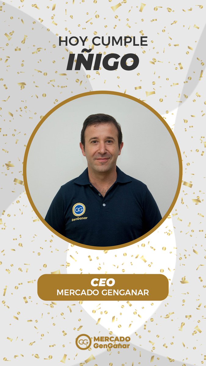 GenGanar's tweet photo. Hoy es el cumpleaños de nuestro CEO, Iñigo 😊
Una gran inspiración para cada uno de los colaboradores de GenGanar. Todos aprendemos de sus palabras, experiencias, responsabilidad y capacidad. ⁣¡Gracias por hacer realidad este gran proyecto! ⁣💙 https://t.co/xGWILXItjL