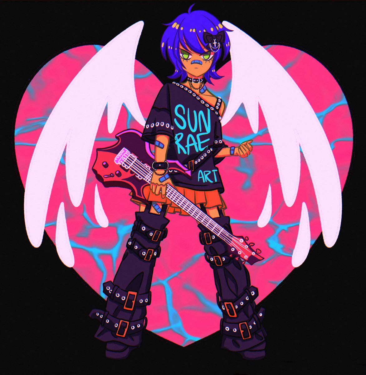 sunrae_art's tweet photo. ride the lightning ⚡️ i’m gonna see metallica next month and i’ve been inspired to go back to my 2000s/Y2K style >:) https://t.co/SeXSKQ9MDB