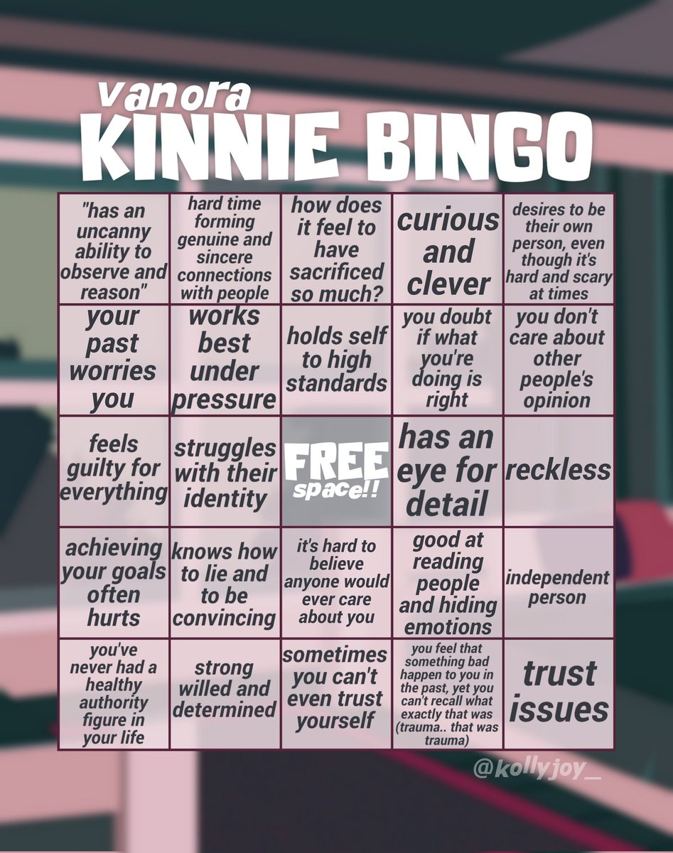 #vtsom #vincentthesecretofmyers #twdak #therapywithdralbertkrueger 

my life has come to a point where i started making dinoverse kinnie bingos
do people still like these things?..

also why do all the characters have an identity crisis of some kind?? they all need therapy smh