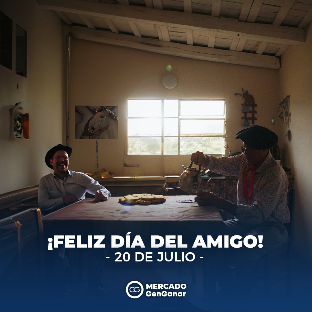 GenGanar's tweet photo. ¡Feliz día para todos nuestros amigos ganaderos! Gracias por ser parte de la comunidad de Mercado GenGanar 💙

#diadelamigo #amigoganadero #sectorganadero #comunidad #mercadogenganar https://t.co/DfjioZNfY6
