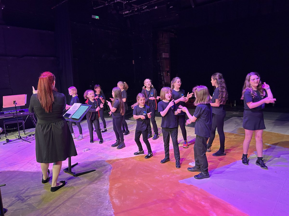 A couple of snap shots from our rehearsal at <a href="/IlkleyPlayhouse/">Ilkley Playhouse</a> ahead of our Summer concert on Sunday.