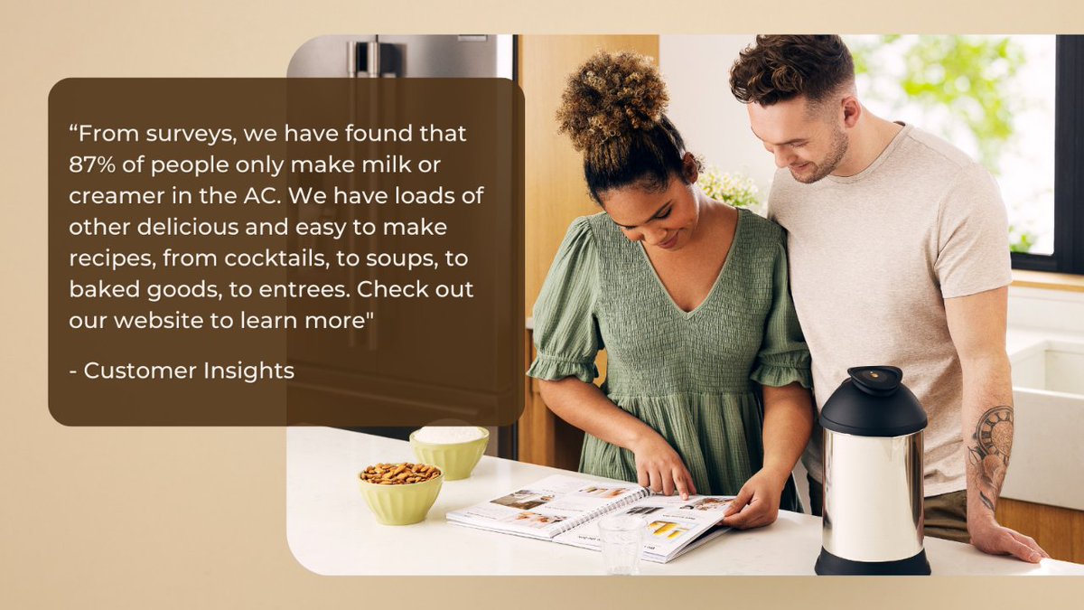 Curious how other Almond Cow users make the best homemade milk?

We've got you covered with hacks, tips, &amp; tricks - straight from our team &amp; community!

Click the link ⬇️ for a full list of awesome Almond Cow hacks. almondcow.co/blogs/ac-hacks…