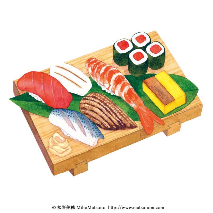 「sushi tamagoyaki」 illustration images(Latest)