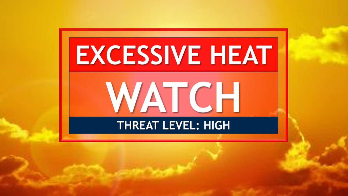 268Weather's tweet photo. #ExcessiveHeatWatch in effect. Be prepared! https://t.co/UNATrYGsUC https://t.co/yvhqiYxcXP