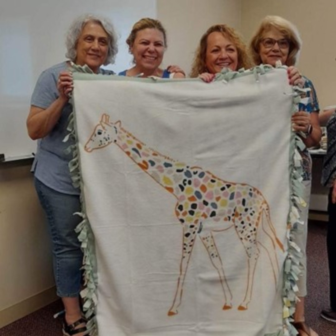 Philoptochos1's tweet photo. For over 20 years, Blankets for Babies (previously known as the Quilt-a-Thon) has been the Lenten project for the Metropolis of Chicago Philoptochos. These blankets often become a cherished possession that helps children get through treatments and surgeries... https://t.co/aOWHzozVdB