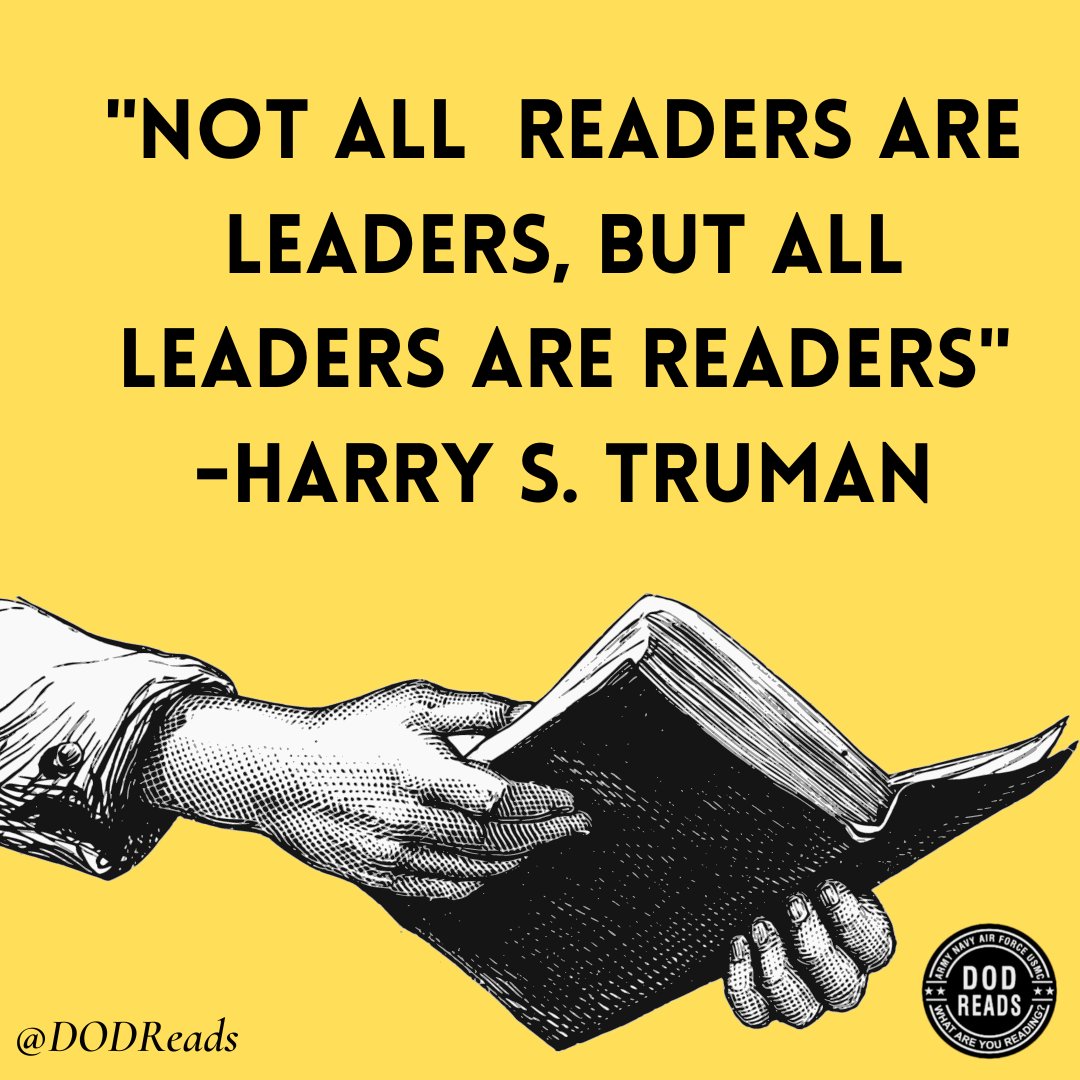 dodreads's tweet photo. What are you reading? Check out our website for some great reads!
#dodreads #militaryreading #leadershipbooks https://t.co/FuOiWUnoWJ