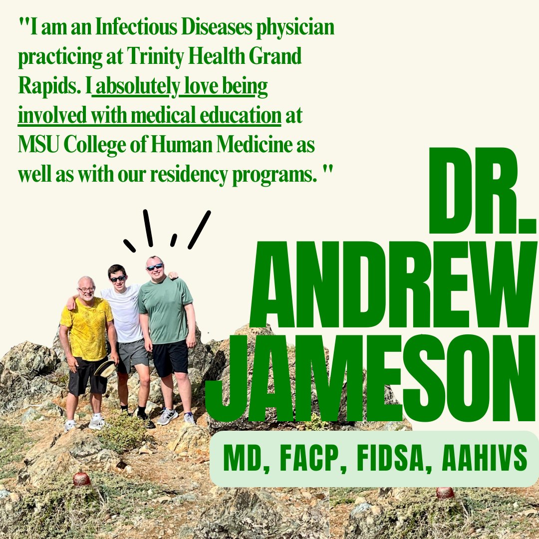 MIChapterACP's tweet photo. Next up in our 'Humans of MI-ACP' series is Dr. Andrew Jameson, chair of the Medical Student Committee!
#MedTwitter #SoMeInMedicine #HumansOfMichiganACP #MIACP2023 https://t.co/CcBQ9n4HjI