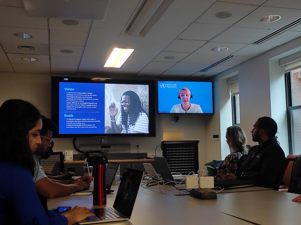 ATamborska's tweet photo. #Neurology IGAP symposium @HarvardPGSSC

Brilliant discussions chaired by @CamillaAukrust @keepark on making #GlobalBrainHealth an agenda priority. We need all hands on deck: neurology, #neurosurgery, psych, peads.

Look forward to further #collaboration with our @GlobalBrainHea1 https://t.co/gajZwh8A0d