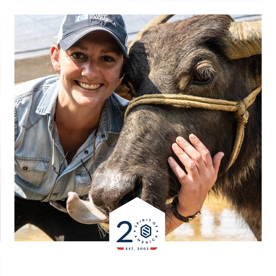 SpiritAmerica's tweet photo. We purchased much-needed equipment for Laos Buffalo Dairy to help them grow their business that cooperates with local villages by renting their buffalo to provide milk. The extra income farmers earn allowed them to send their children to school and buy more food. #20YearsofSoA https://t.co/yKt1cqIseD