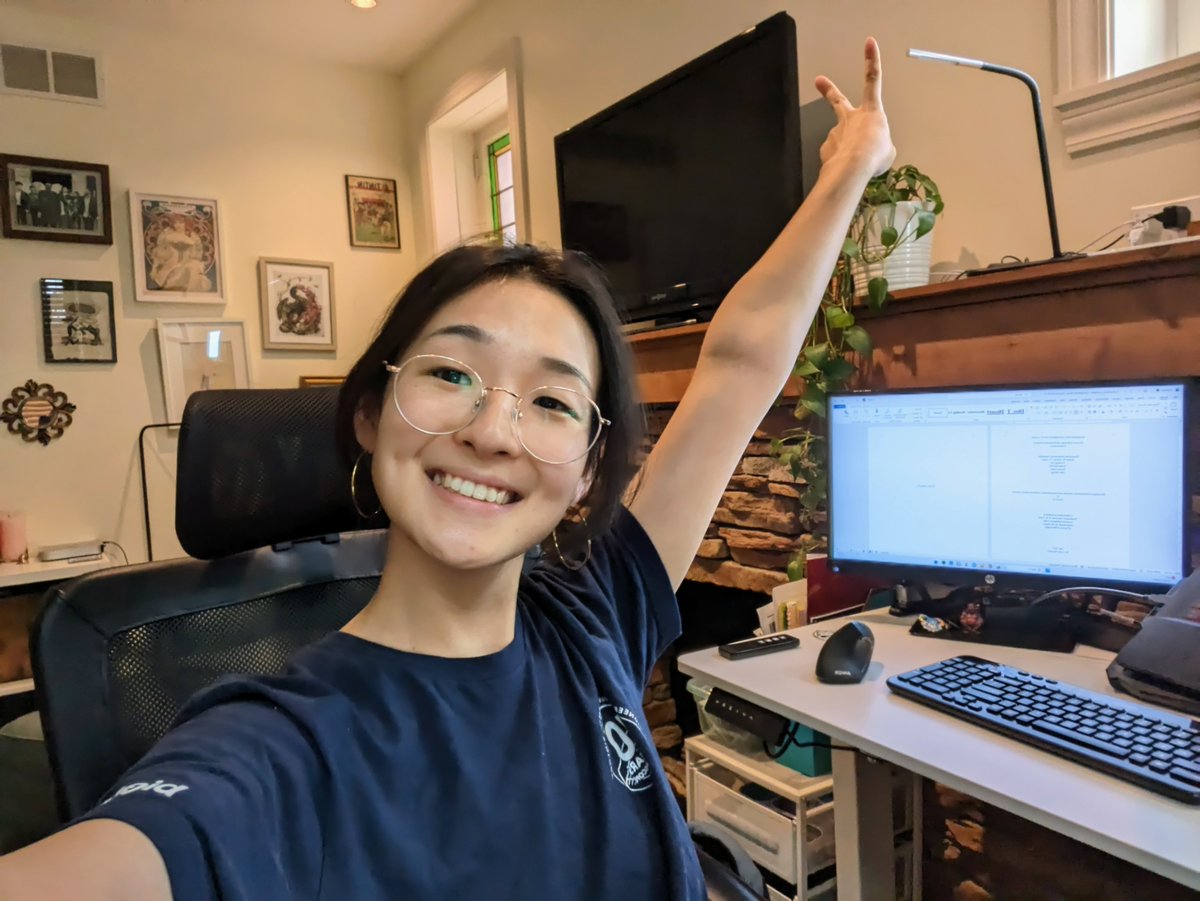 jiwonyi2's tweet photo. Figure 1. Representative image of a carefree PhD student after submitting her dissertation. https://t.co/LvtQXox231