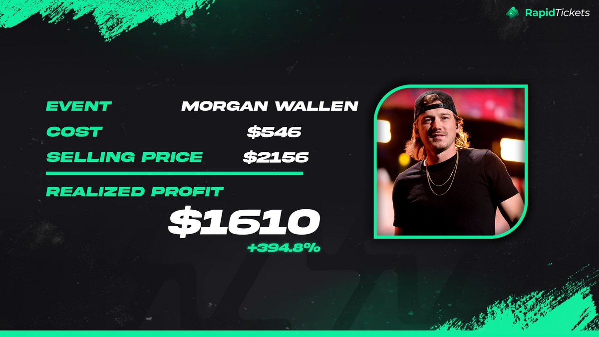 Another day another dollar for one of our members 💵 

Gain access to the one-of-a-kind monitor intended for ticket restocks, which has no competition when it comes to speed. 🖥️💨 

Join now: rapid.tickets