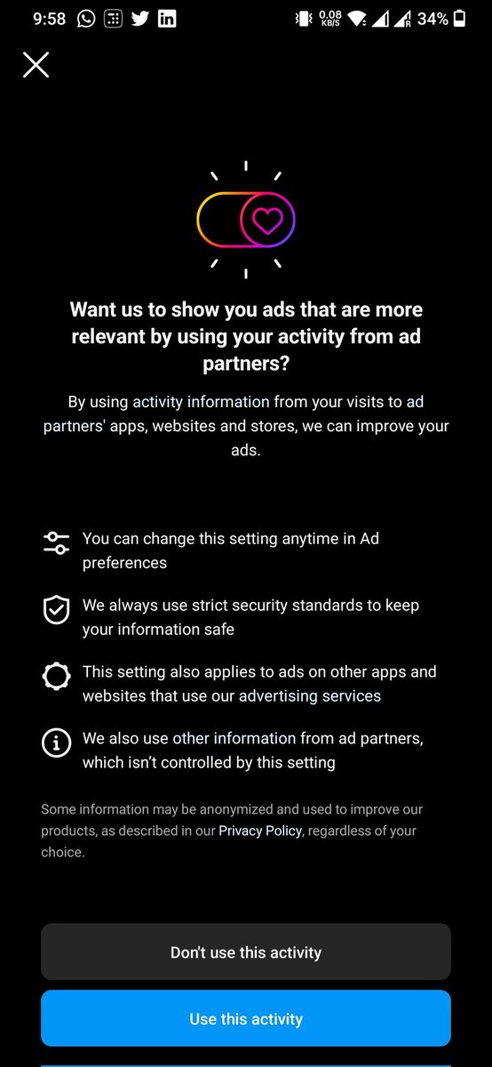 Raj_aiow's tweet photo. After the space when I went to Instagram this is what they gave me !!!! Coincidence ?? Highly doubtful #privacyIsAMyth @AIOW_io @handsomebstrd @therambler_eth https://t.co/R6kclgQZCq
