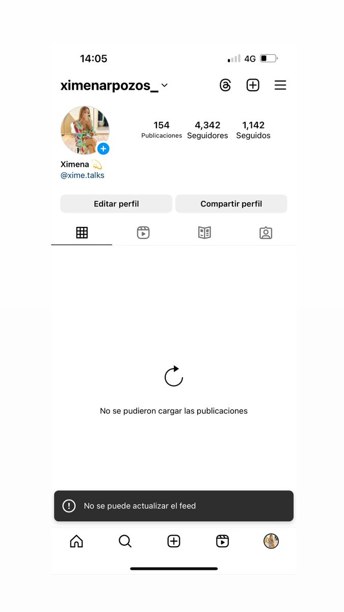 ximermz's tweet photo. Soy la única sin #instagram lo que va del día? 🥲 #instagramdown ??? https://t.co/6cZgUX7kDw