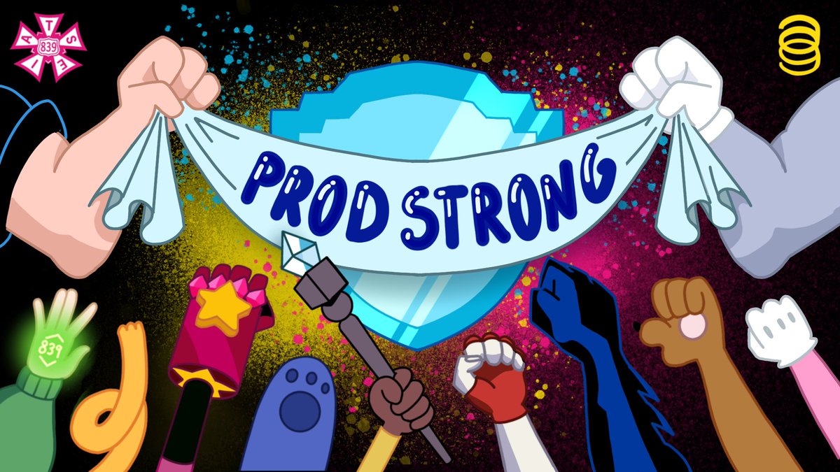 Awesome news! Warner Bros. and Cartoon Network production workers have organized to join TAG! Welcome to these heroes! Let’s celebrate! #ProductionStrong <a href="/animationguild/">The Animation Guild // #WeAre839</a>