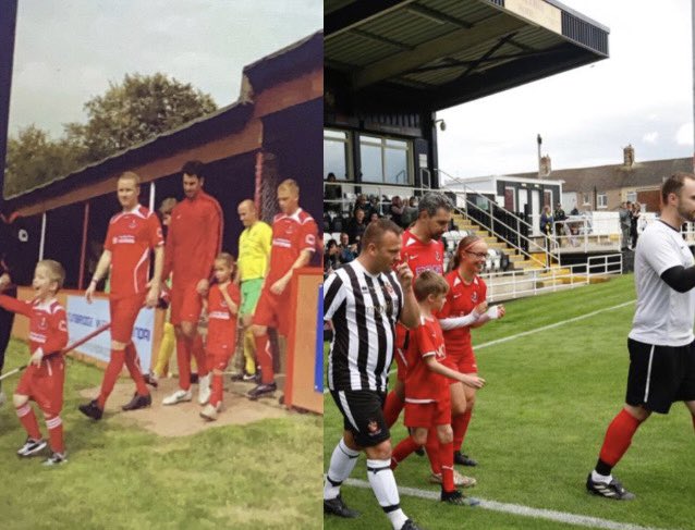 EmilyLBowen's tweet photo. Ten years on… One of us has got grayer, the other one taller 😉🔴⚪️
@psizzle83 https://t.co/Z0xB7X2U6X