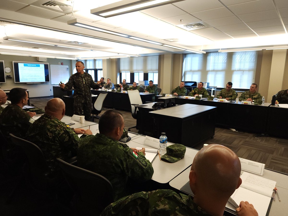 Day two of WHINSEC's Senior Enlisted Advisor course - starting with Democracy, Human Rights and the Rule of Law. This year's class has senior NCOs from Brazil, Chile, Colombia, Ecuador, Honduras, Peru and for the first time, México. #GeneratingReadiness @NCOLCoE @TRADOC @NCOLCoE