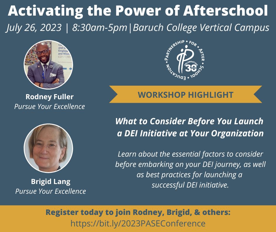 PASEsetter's tweet photo. The countdown is on--we're one week from the PASE Conference! Here's our next set of workshop highlights: join us to learn about trauma-informed approaches, leading DEI work, conflict resolution, and project management. #PASECon23

Register: https://t.co/Jr0sx6R7tR https://t.co/sZpbRV8RlE